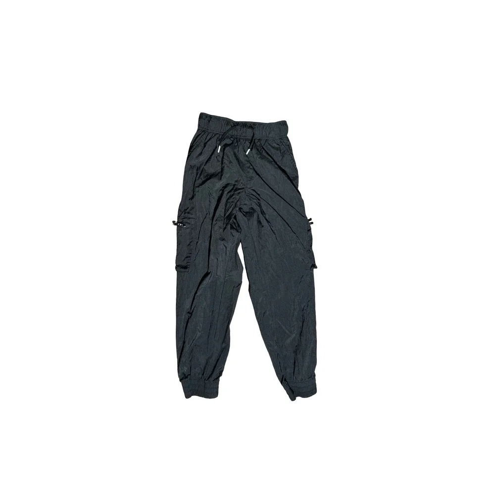 Nike Kids Sportswear Black Nylon Cargo Jogger Pants Size Medium M
